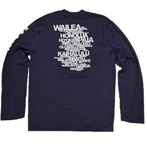 James Perse Wailea Hawaii Maui 40UPF Sweatshirt Black 4 A003328